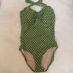 NWT JCrew Polkadot Swimsuit